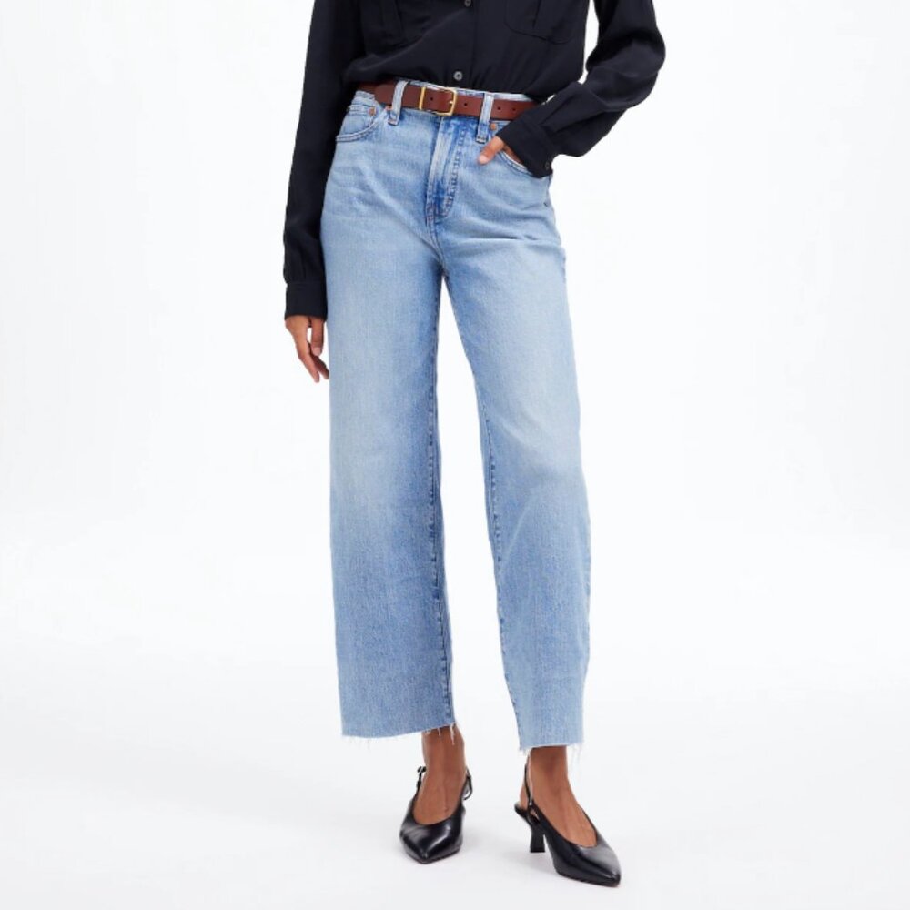 Madewell Perfect Vintage Wide-Leg Crop Jean 25P Altoona Wash